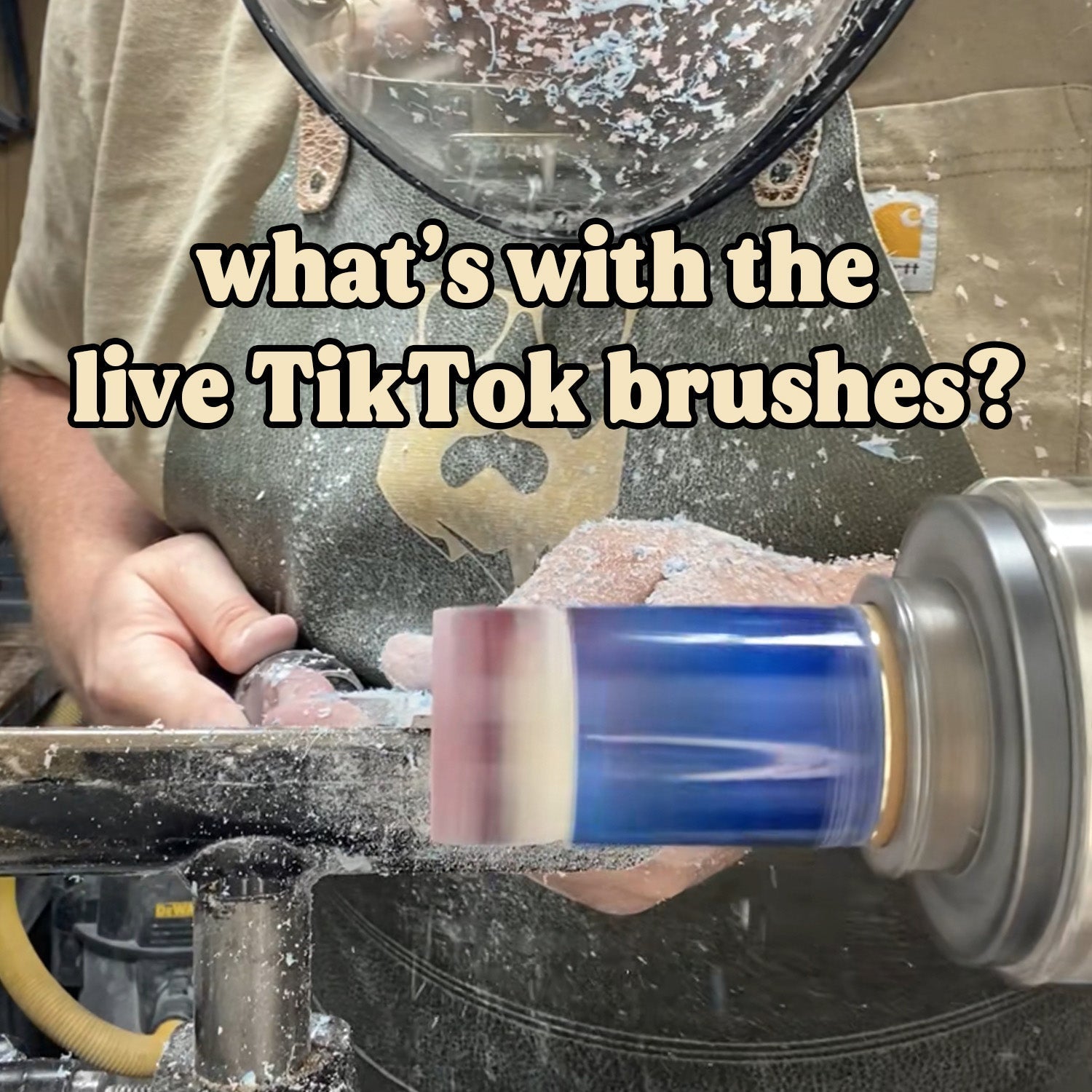 What's with the live TikTok brushes?