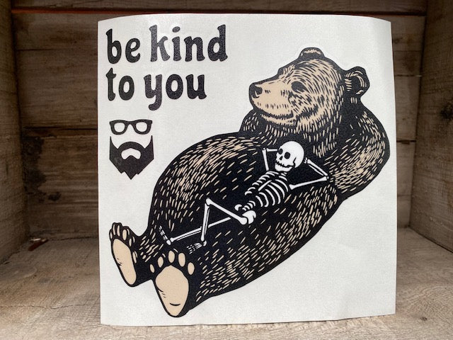 Hungry Bear Transfer Decal