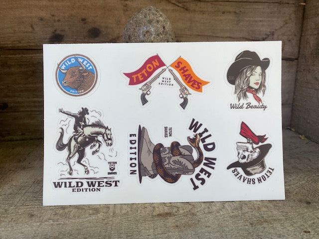 Wild West Vinyl Decal Sheet